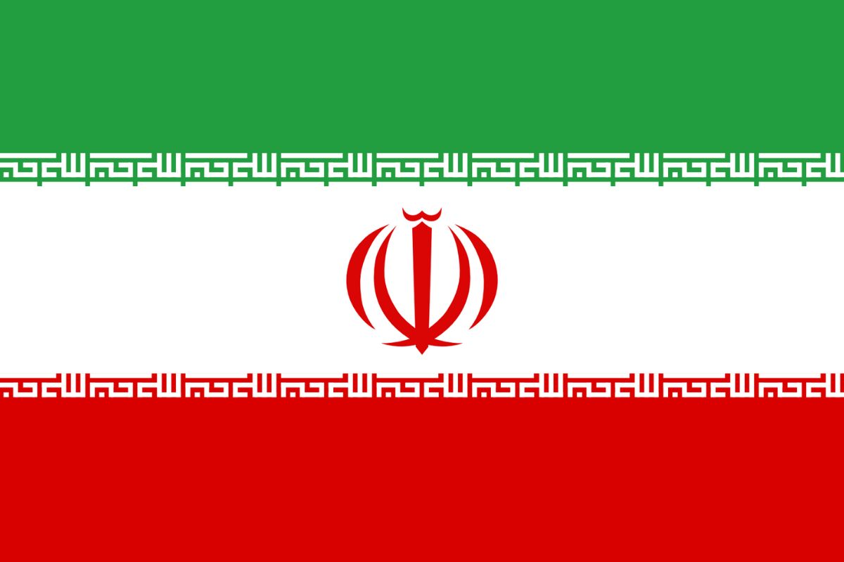 Iran repatriation flag.
