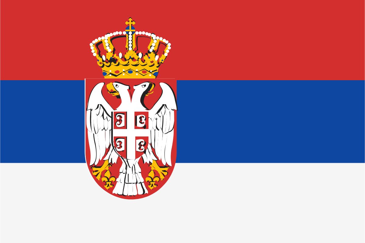 Serbia repatriation flag.