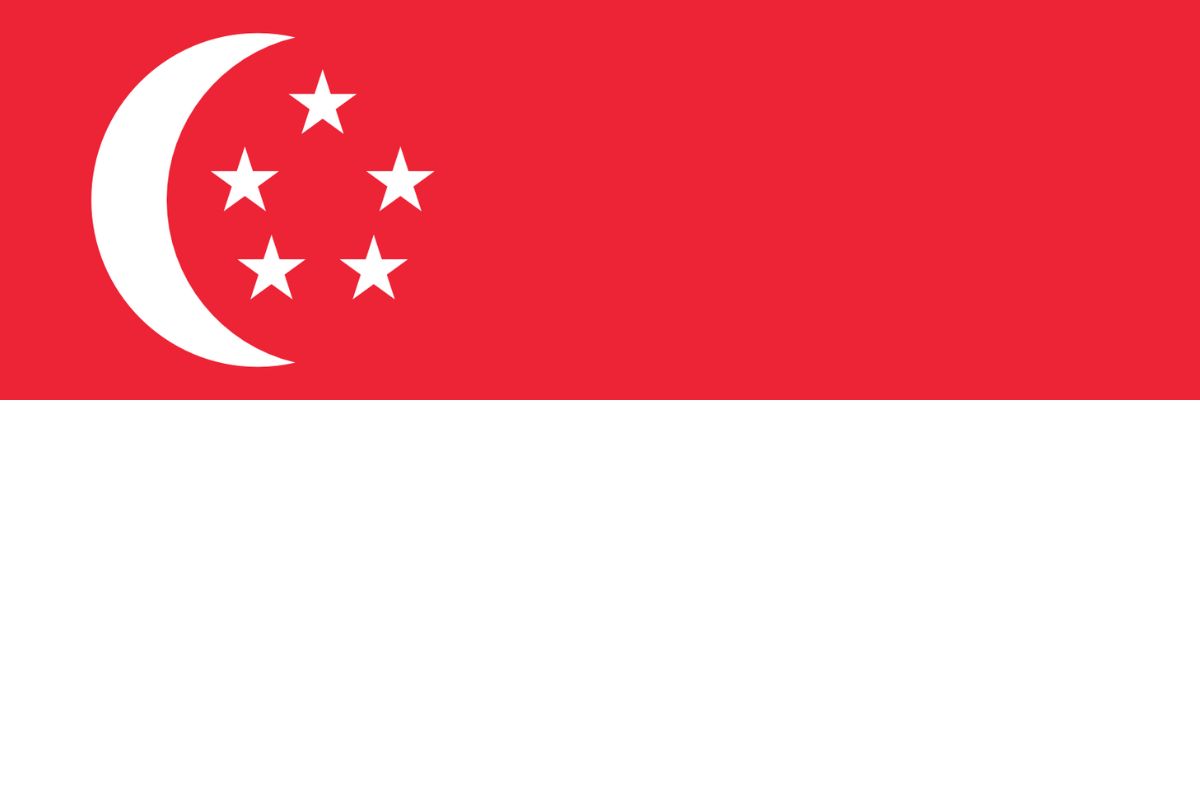 Singapore repatriation flag.
