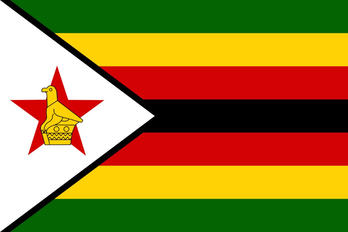 Zimbabwe repatriation flag.