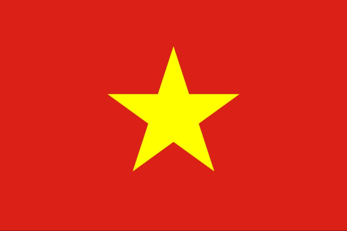 Vietnam flag.